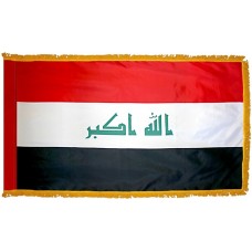 Single Fringed Iraq Flag / 150 x 90cm